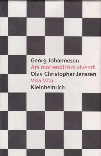 Jenssen, Olav Christopher und Georg Johannsen: Ars Moriendi /Vita Vita /Ars vivendi - Gedichte /Aquarelle /Gedichte. Norw. /Dt. Dreibändiges Werk in Kassette. 