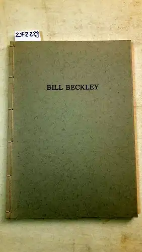 Beckley, Bill: Aquarelle . Watercolors 1971-1984. 