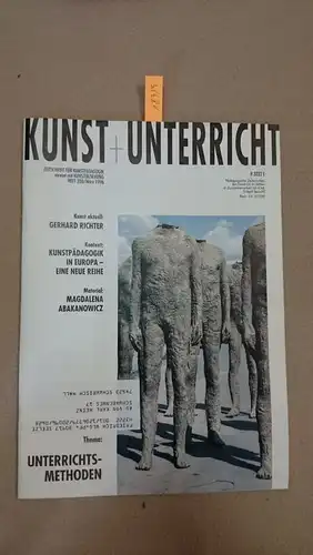 Friedrich Verlag: Kunst + Unterricht. Heft 200 / März 1996 : Unterrichtsmethoden
 Zeitschrift für alle Bereiche der ästhetischen Erziehung. 