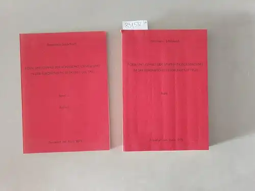 Schönbach, Rosemarie: Form und Gehalt der Bewegungsgestaltung in der europäischen Bildkunst um 1900 : Band I und Band II. 