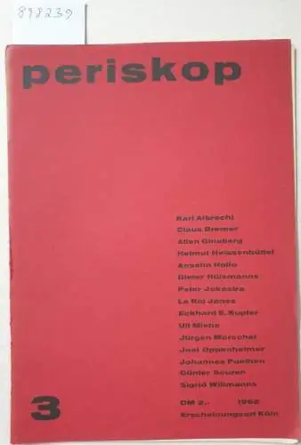 Hake, Wolfgang (Hrsg.): Periskop : Literarische Zeitschrift : No. 3. 