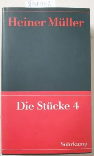 Hörnigk, Frank und Heiner Müller: Werke: Werke 6: Die Stücke 4. Bearbeitungen für Theater, Film und Rundfunk. 