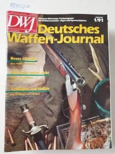 Schinmeyer, Klaus, Emil Schwend und Gerhard Wirnsberger (Hrsg.): DWJ : Deutsches Waffen-Journal : 27. Jahrgang : 1991 : Heft 1-12 : komplett. 