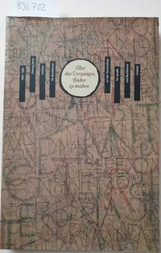 Bodecker, Albrecht von (Hrsg.): Über das Vergnügen, Bücher zu machen
 1955-1995. Vierzig Jahre Institut für Buchkunst. Institut für Buchkunst an der Hochschule für Grafik und...