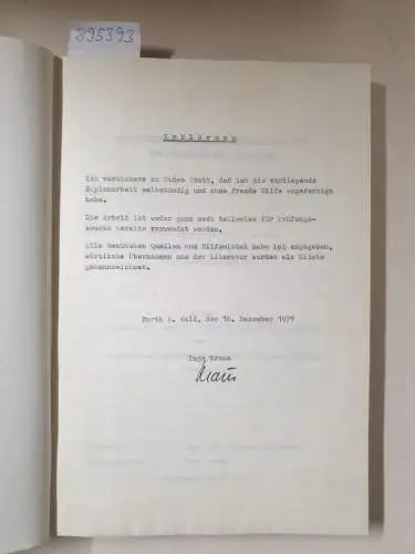 Kraus, Inge: Die Industrialisierung der Oberpfalz von 1820 bis zum Beginn des Weltkrieges. Diplomarbeit. 