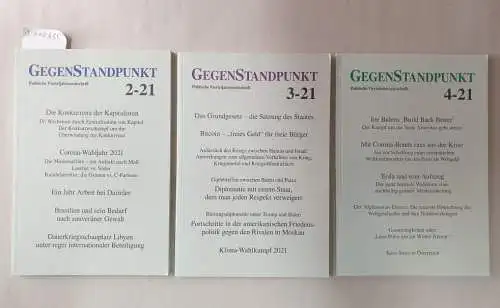 GegenStandpunkt Verlag: GegenStandpunkt 2-21, 3-21, 4-21 : Politische Vierteljahreszeitschrift. 