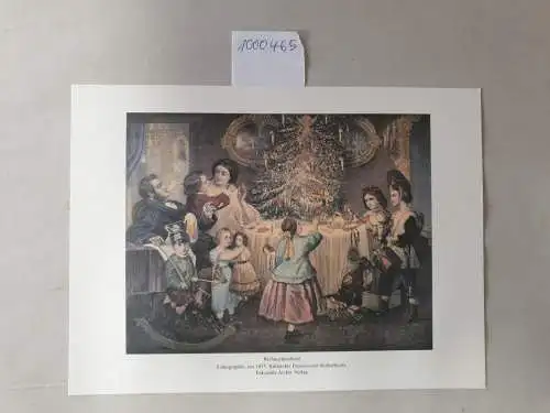 Bildarchiv Preussischer Kulturbesitz: Weihnachtsabend : Lithografie (Reproduktion). 