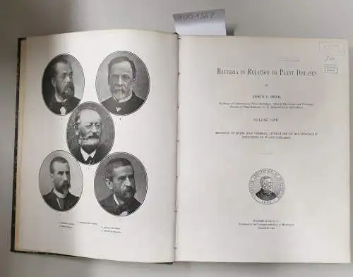 Smith, Erwin F: Bacteria in Relation to Plant Diseases: Vol- I : Methods of Work and General literature of Bacteriology exclusive of Plant Diseases 
 ( Publication No. 27). 