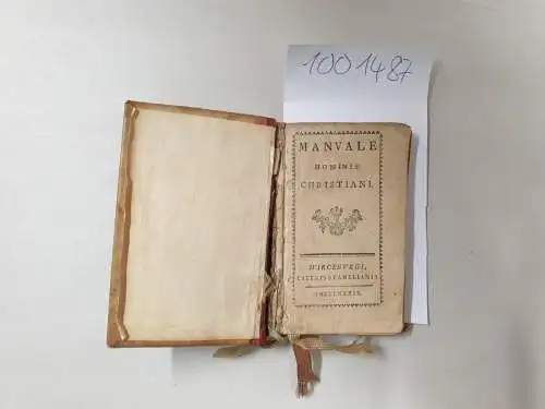 Holl, Philipp Joseph: Manuale Homis Christiani. 