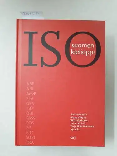 Hakulinen, Auli: Iso suomen kielioppi. 