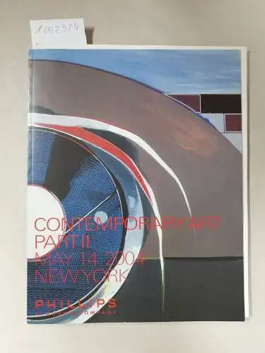 Phillips, De Pury and Company: Contemporary Art Part II 
 Catalogues New York May 13 2004 and May 14 2004 : Keith Haring Cover (Part I) : Jean-Michel Basquiat, Tom Friedman, Peter Halley, Takashi Murakami, Richard Prince u.a. 