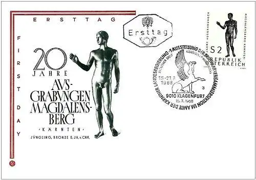 Österreich (Autriche) 1968 - Mi 1268 - YT 1099 - Grabungen Magdalens-Berg - FDC