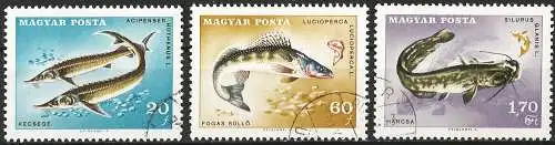 Ungarn 1967 - Mi 2344... - YT 1910... ( Fishes )