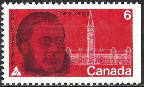 Canada 1970 - Mi 460 Dr - YT 438 - Sir Oliver Mowat - MNH