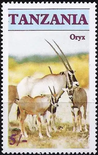 Tansania 1986 - Mi 328 - YT 285 - Tierwelt : Spießbock - MNH 