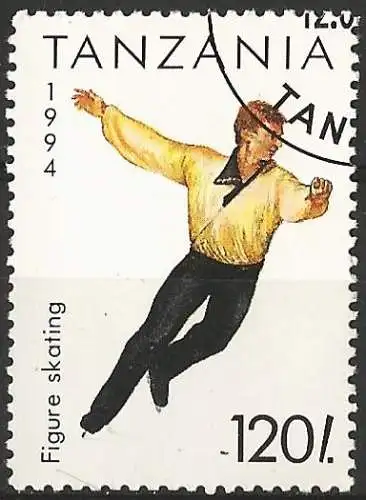 Tansania 1994 - Mi 1709 - YT 1496 - Eiskunstlauf ( Patinage artistique - Figure skating )