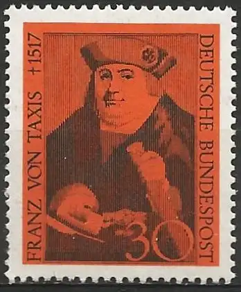 BDR 1967 - Mi 535 - YT 400 - Franz von Taxis - MNH