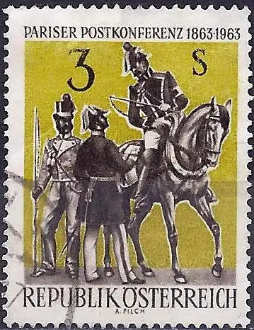 Österreich 1963 - Mi 1129 - YT 966 - Postuniformen Paris 1863