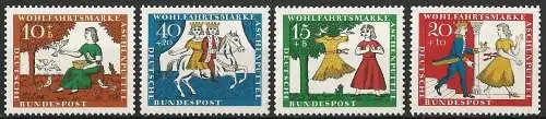 BDR 1965 - Mi 485/88 - YT 352/55 - Grimms Märchen: Dornröschen - MNH (Komplette serie)