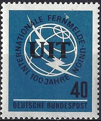 BDR 1965 - Mi 476 - YT 337 - UIT - Internationale Fernmeldeunione - MNH