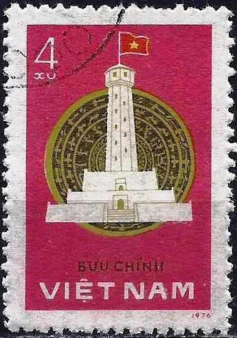 Vietnam 1978 - Mi 906 - YT 92 - Thang Long Flaggenturm