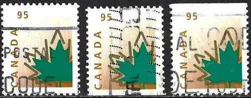 Canada 1998 - Mi 1738 A/Du/Do - YT 1629/29a - Ahornblatt