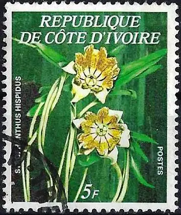 Elfenbeinküste 1977 - Mi 532 - YT 462A - Blume : Orchidee