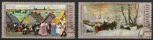 Russland 1978 - Mi 4698/99 - YT 4458/59 - Gemälde von Boris Kustodiev