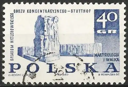 Polen 1967 - Mi 1791 - YT 1610 - Denkmal für das Konzentrationslager Stutthof