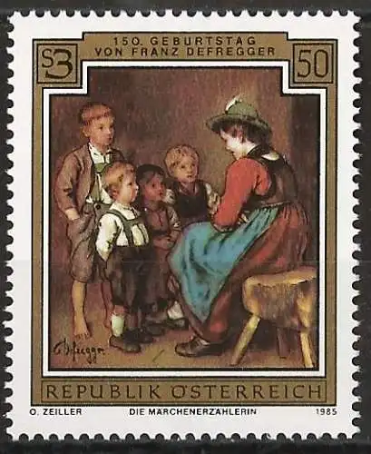 Österreich 1985 - Mi 1809 - YT 1638 - Gemälde von Franz Defregger - MNH