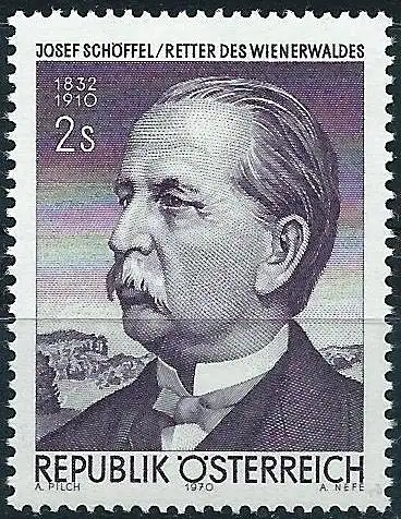 Österreich 1970 - Mi 1320 - YT 1150 - Joseph Schöffel - MNH