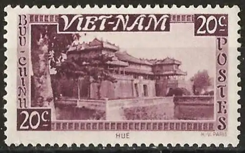 Vietnam (Reich) 1951 - Mi 62 - YT 2 - Kaiserpalast - MH