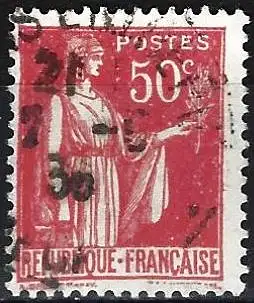 Frankreich 1932 - Mi 276 - YT 283b - b = Type  IIA