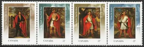 Canada 2010 - Mi 2628/31 - YT 2510/13 - Die vier indischen Könige - MNH