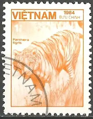 Vietnam 1984 - Mi 1536 - YT 562 - Tiger