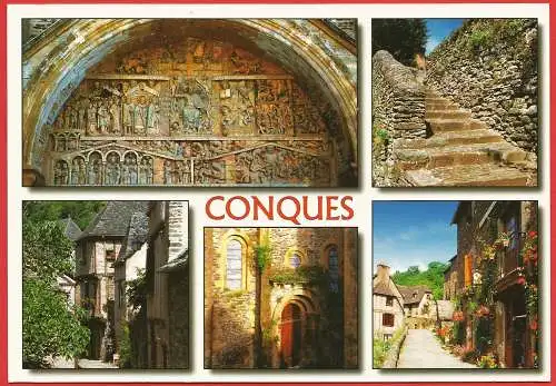 [Ansichtskarte] France - Aveyron ( 12 ) Conques / Frankreich. 