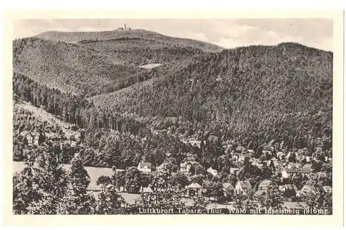 [Ansichtskarte] Luftkurort Tabarz, Thür.Wald mit Inselsberg (916m), ungelaufen - siehe Scan. 
