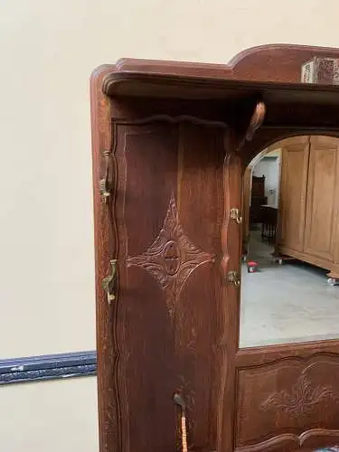 Antike Jugendstil Garderobe mit Schrank und Schub -Traumhaft- Lieferung möglich!