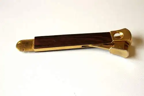 Zigarrenschneider Metall und Holz, Vintage aus den 1960ern, cigar cutter