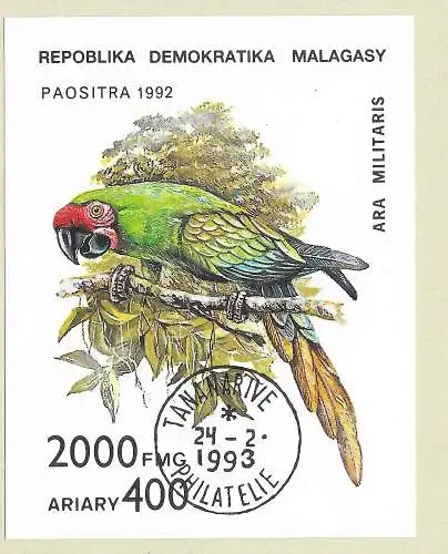 Madagaskar 1993 Nr Block 209 Zentraler Rund / Vollstempel
