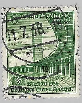 Deutsches Reich 1938 Nr 666 Rundstempel (Datum und/oder Ort klar)