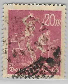 Deutsches Reich 1922 Nr 241 Gestempelt (Posten) Ohne Gummierung (*)