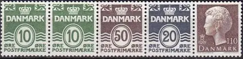 DÄNEMARK 1979 Mi-Nr. HBL 16 Markenheftchenblatt/booklet sheet ** MNH