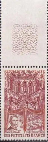 FRANKREICH 1968 Mi-Nr. 1641 Randstück ** MNH