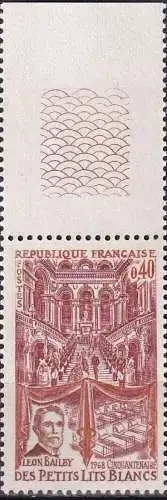 FRANKREICH 1968 Mi-Nr. 1641 Randstück ** MNH