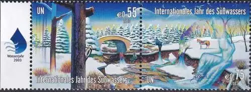 UNO WIEN 2003 Mi-Nr. 393/94 ** MNH