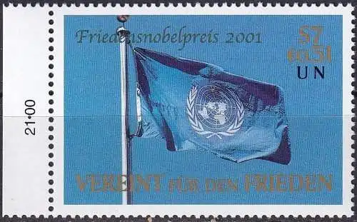 UNO WIEN 2001 Mi-Nr. 350 ** MNH