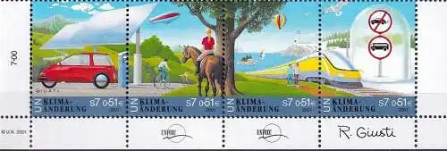 UNO WIEN 2001 Mi-Nr. 346/49 ** MNH