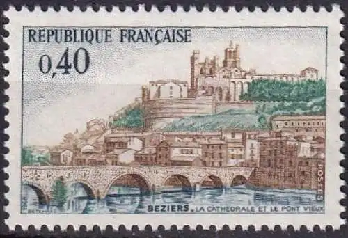 FRANKREICH 1967 Mi-Nr. 1634 ** MNH