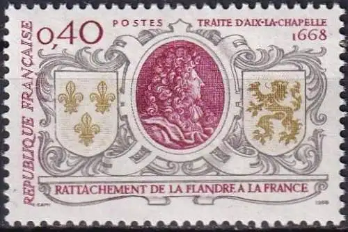 FRANKREICH 1967 Mi-Nr. 1628 ** MNH